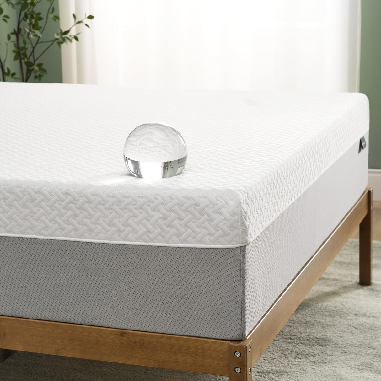 12 Inch Green Tea Essential Memory Foam Mattress Queen,