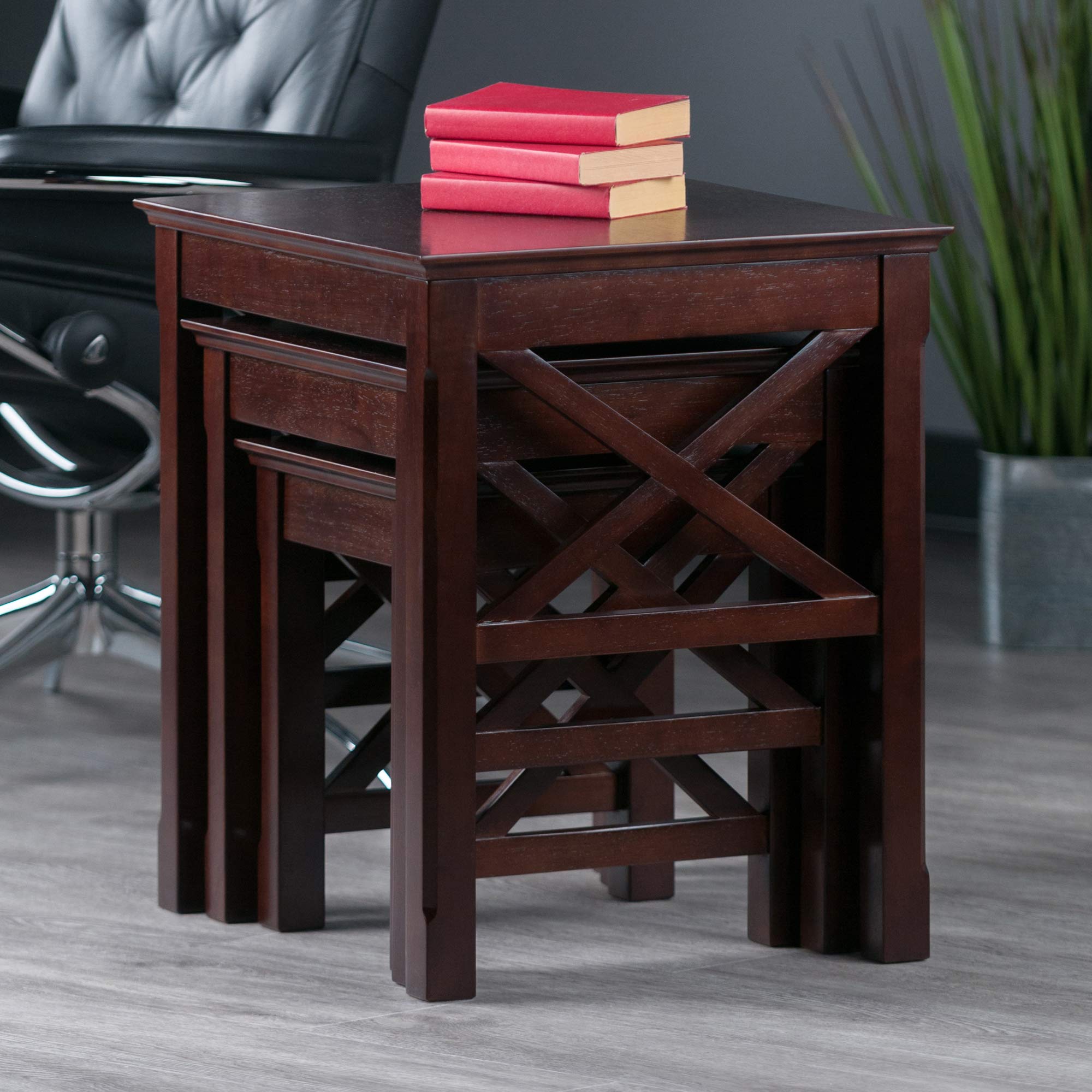 Xola Nesting Tables, Cappuccino