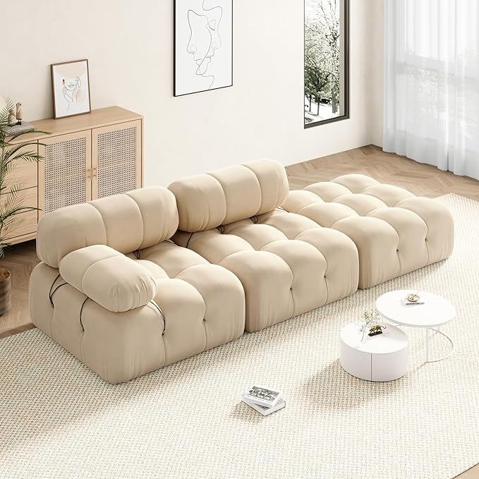 Modular Sectional Sofa Couch, Luxury Loveseat Sectional Couches for Living Room