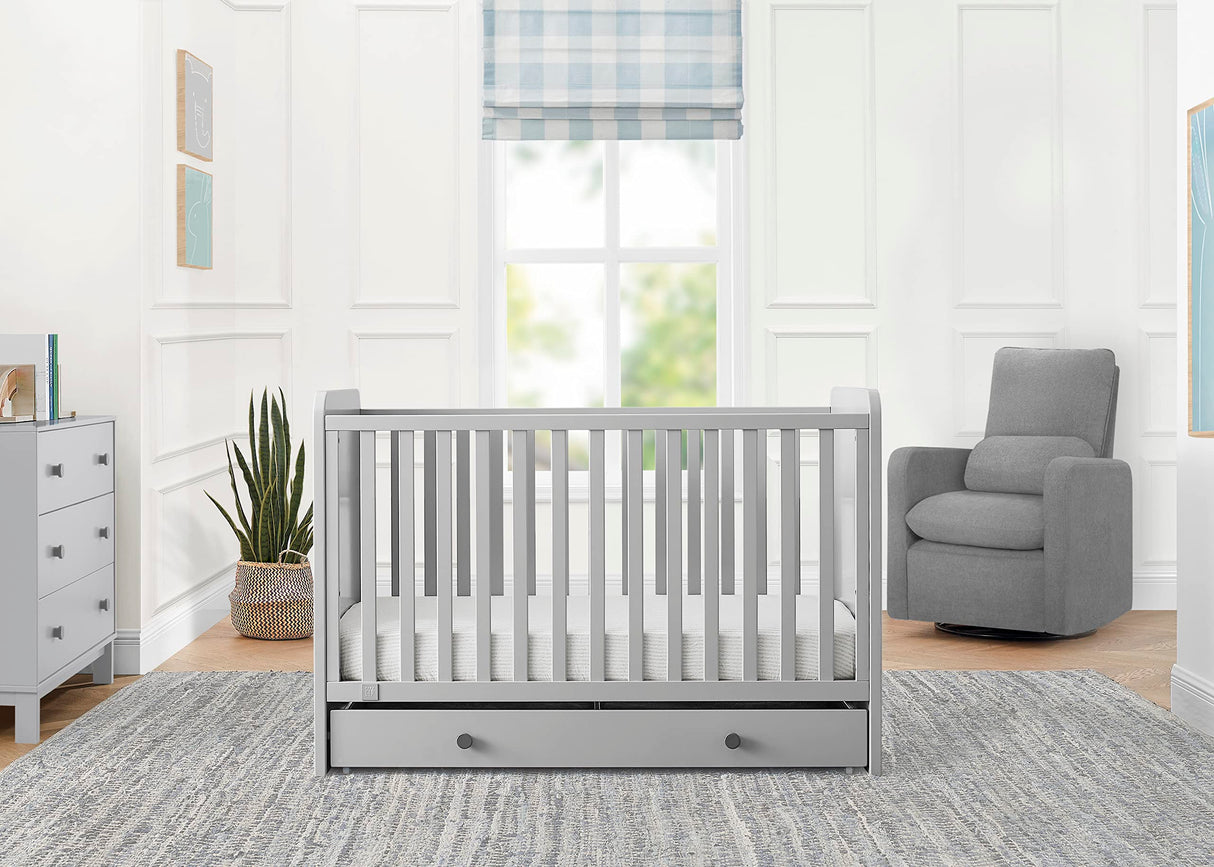 GAP babyGap Graham 4-in-1 Convertible Crib with Storage Drawer - Greenguard Gold Certified