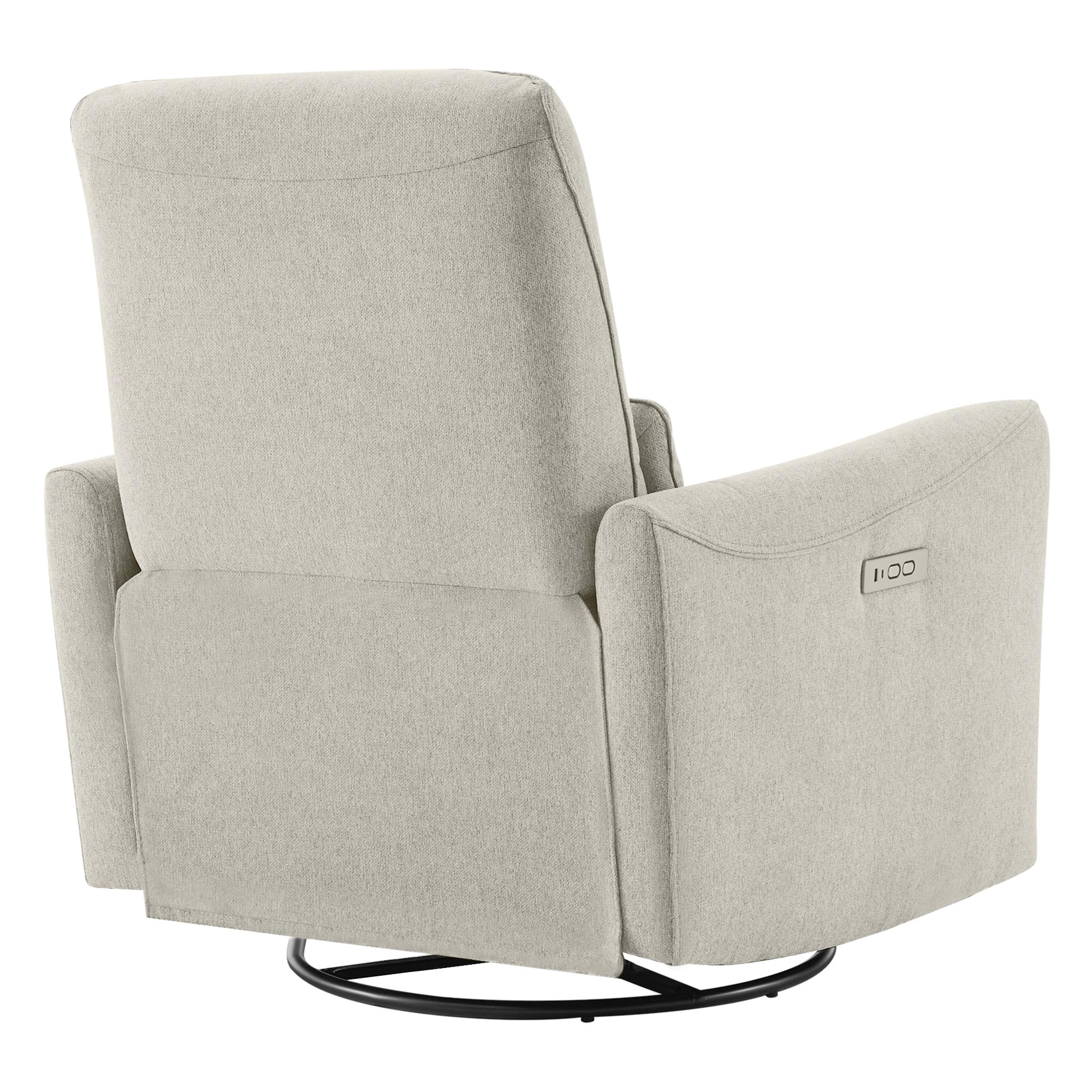MammaNest Power Glider Swivel Recliner – 270° Rocker with USB