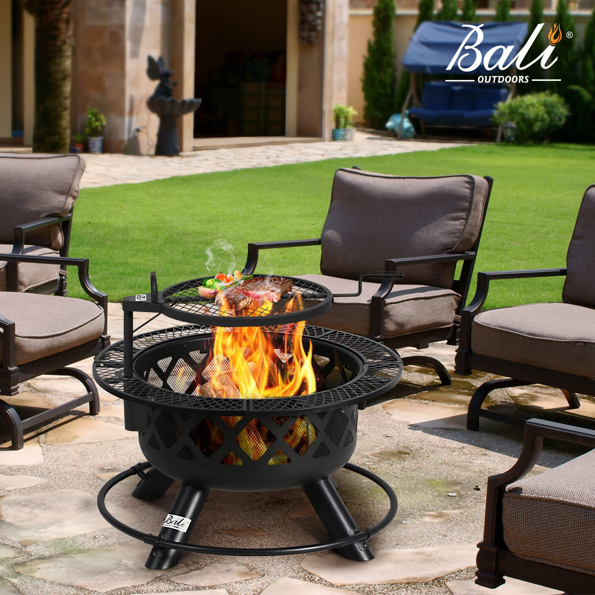Fire Pit Outdoor Fire Pit for Wood Firepits for Outside Patio