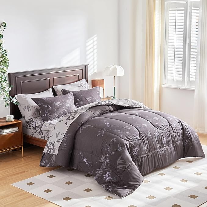 Bed in a Bag Twin Comforter Set with Sheets