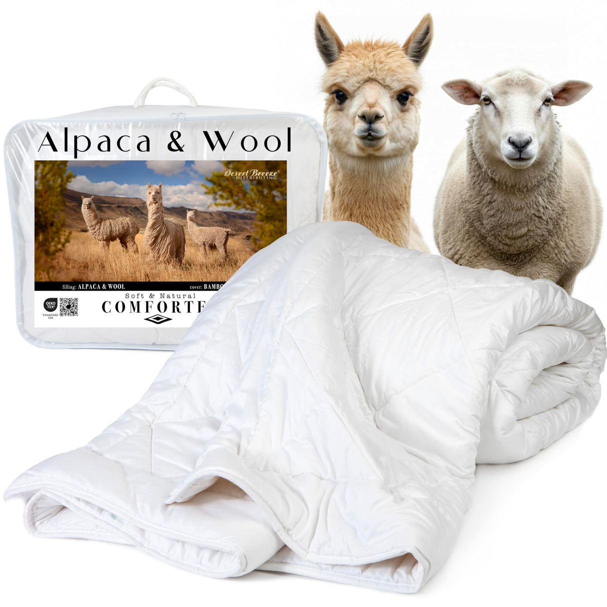 Australian Alpaca and Sheep Wool Comforter/Duvet Insert