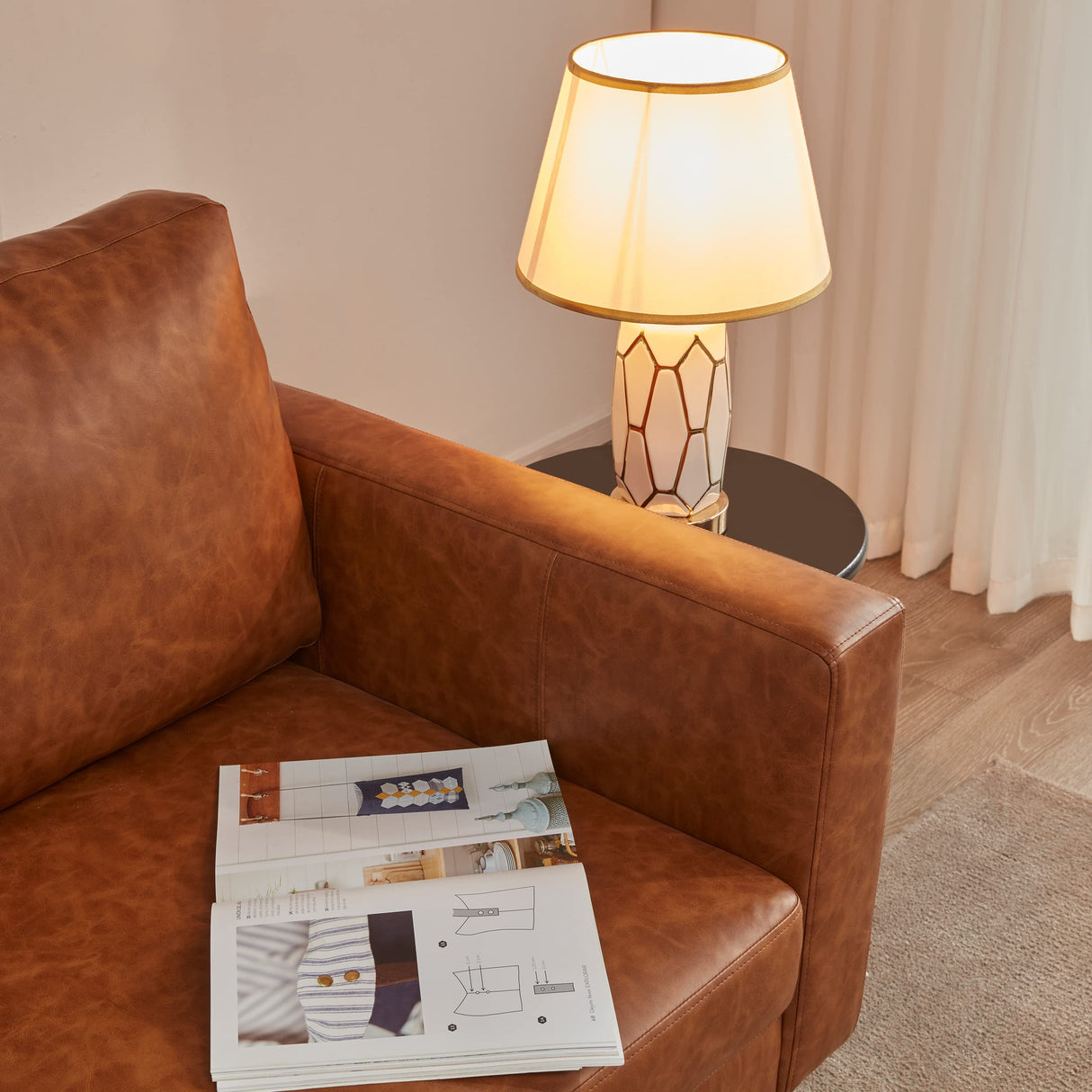 65" Loveseat Sofa, Love Seat, Faux Leather Sofa, Mid Century Modern Couch