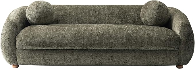 Comfort Tribeca 86" Sofa for Living Room, Upholstered in Chenille Fabric