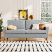 Loveseat Sofa for Living Room, Mid Century Modern Deep Seating Couches for Apartment