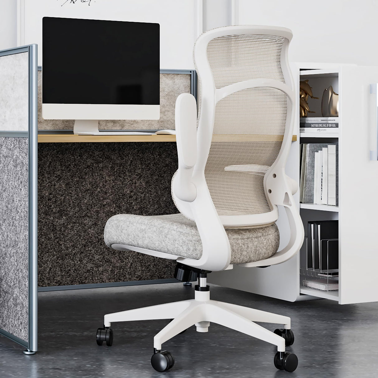 Office Desk Chairs High Back Ergonomic Computer Chair with Lumbar Support