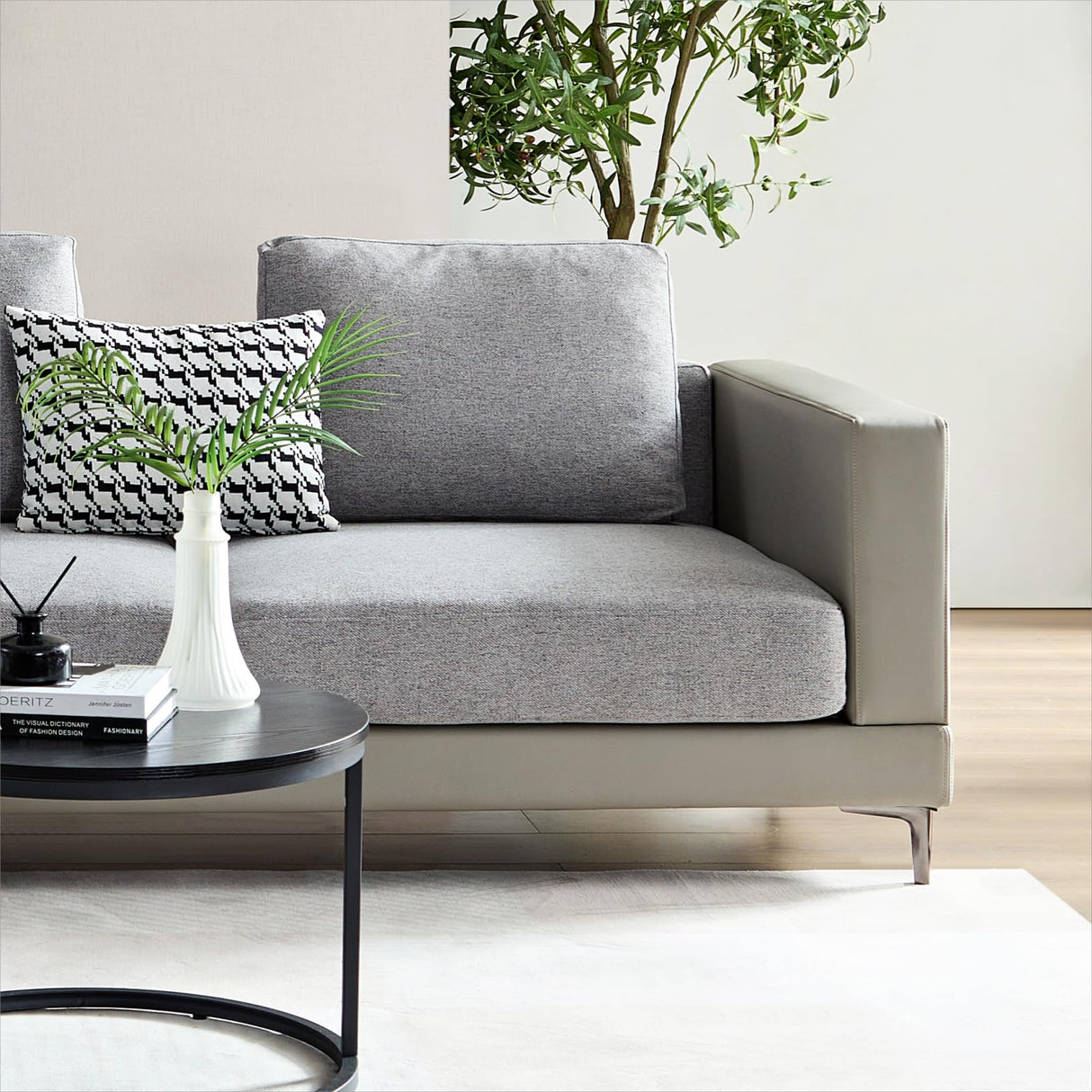 Sectional Sofa Modern Couch L-Shape Sectional Sofa Sleeper Comfy Upholstered