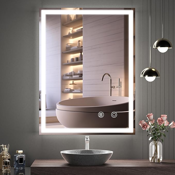 Black Bathroom Mirrors Metal Frame Rectangle Mirror