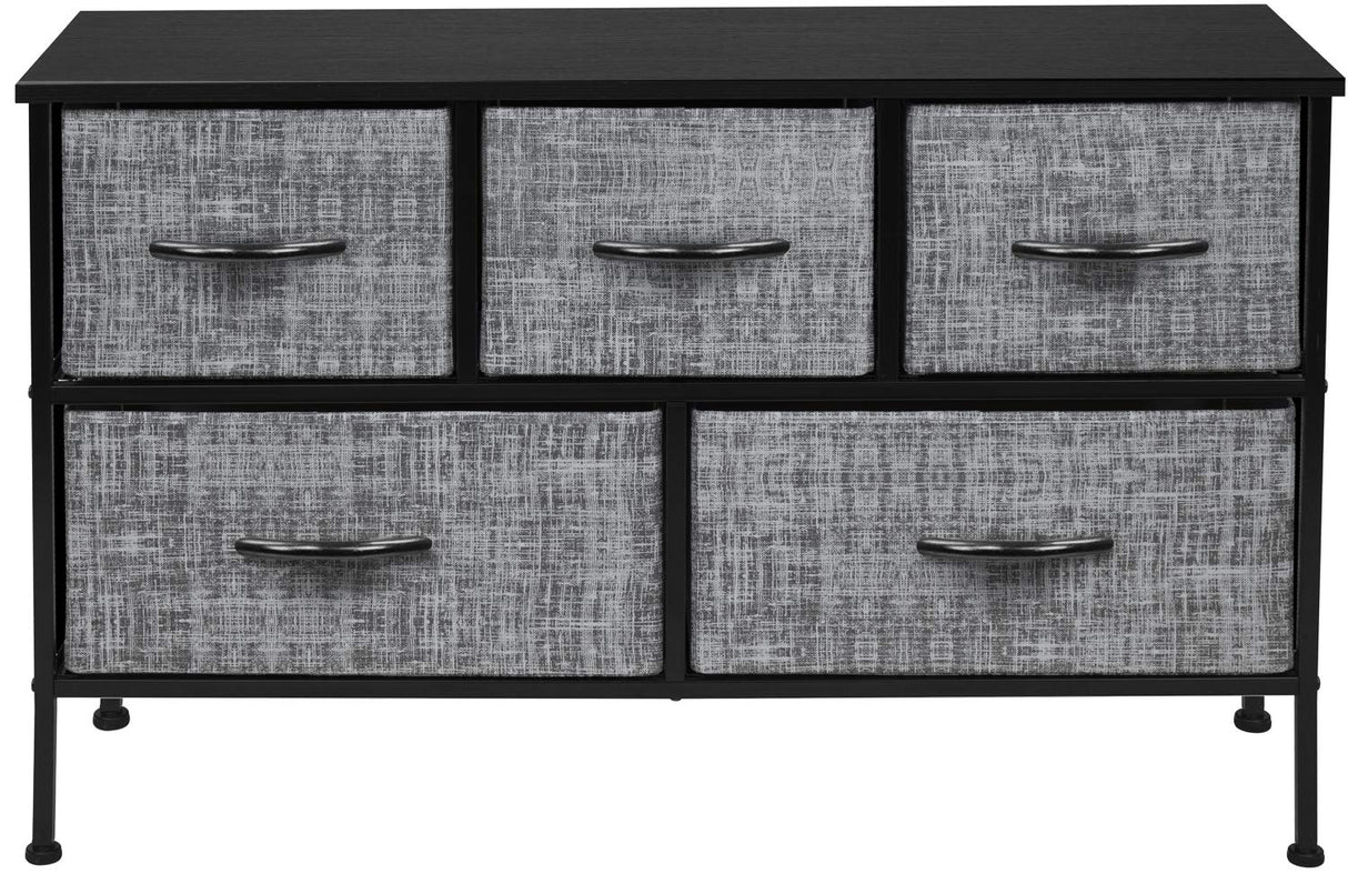 Dresser with 5 Drawers - Storage Chest Organizer Unit