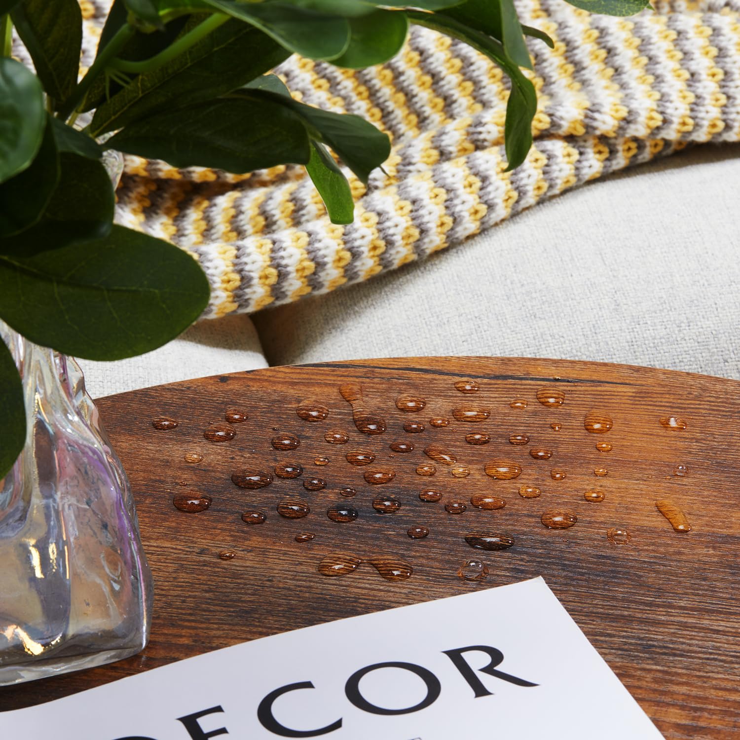 Small Round Coffee Table with Open Storage,23" 2-Tier Coffee Side Tables