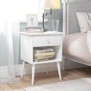 Side End Table Open Storage