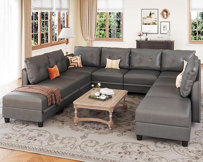 Modular Sectional Sofa, Convertible U Shaped Sectional Couch