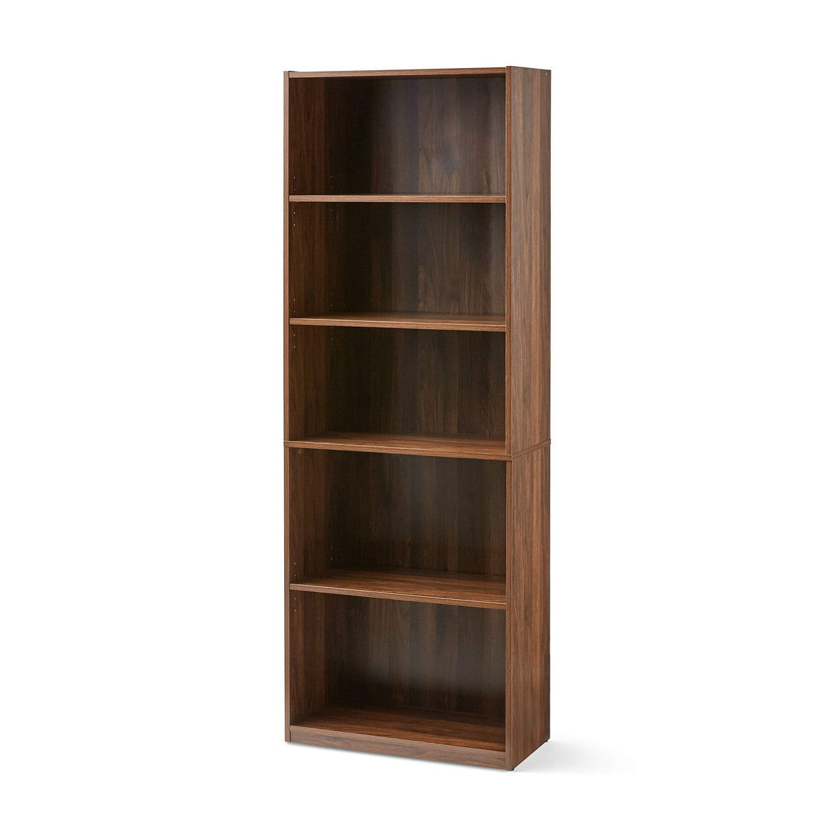` 71" 5-Shelf Standard Bookcase () (A Canyon Walnut, 71")