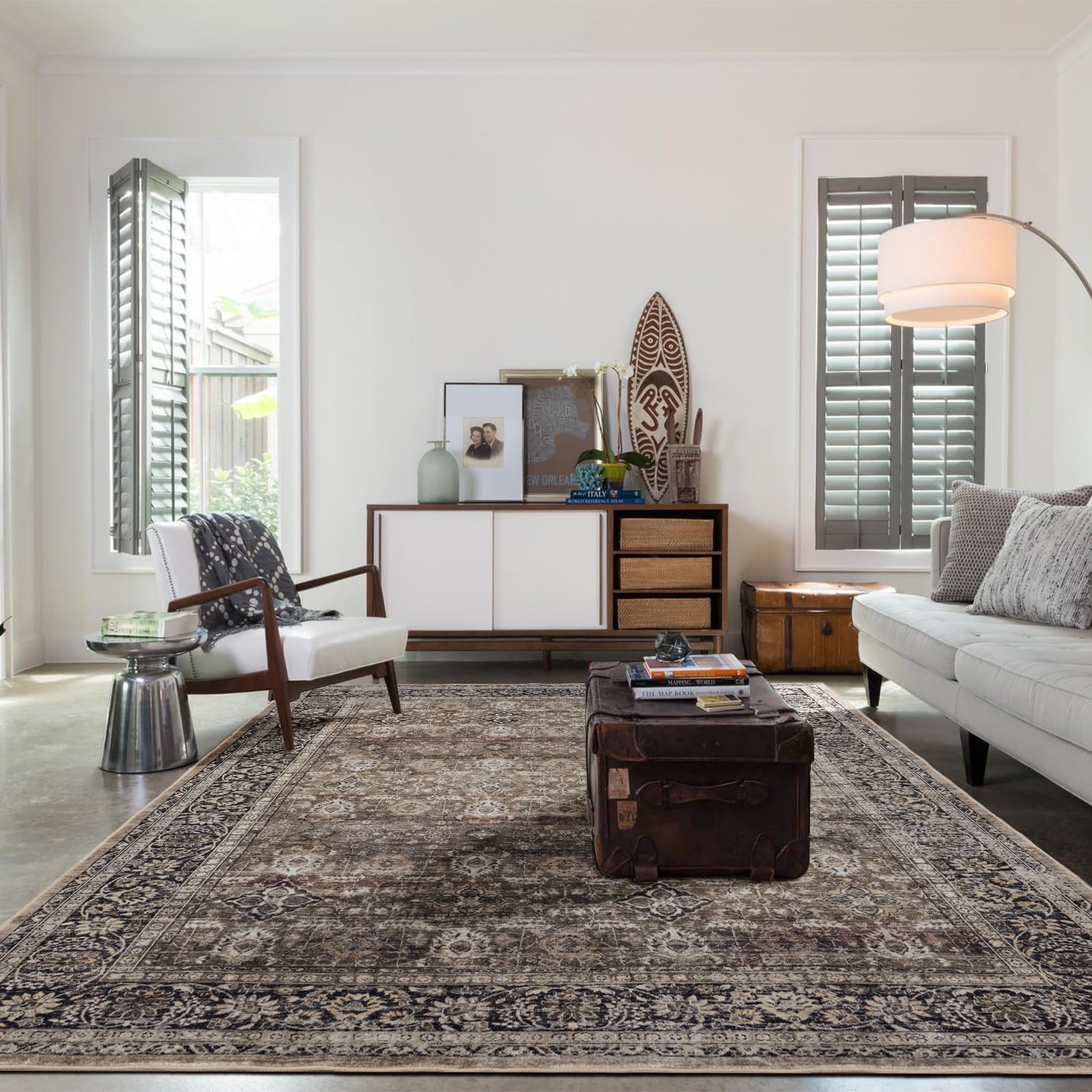 8x10 Area Rugs-Washable Non-Slip Area Rugs for Living Room, Dining Room, Bedroom