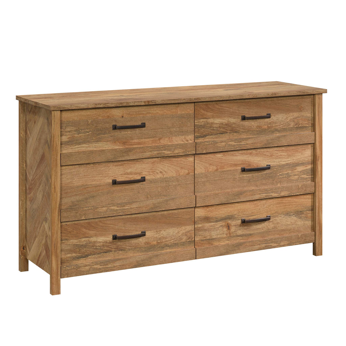 Cannery Bridge 6 Drawer Dresser Bedroom Dresser Chest of Drawers Wooden