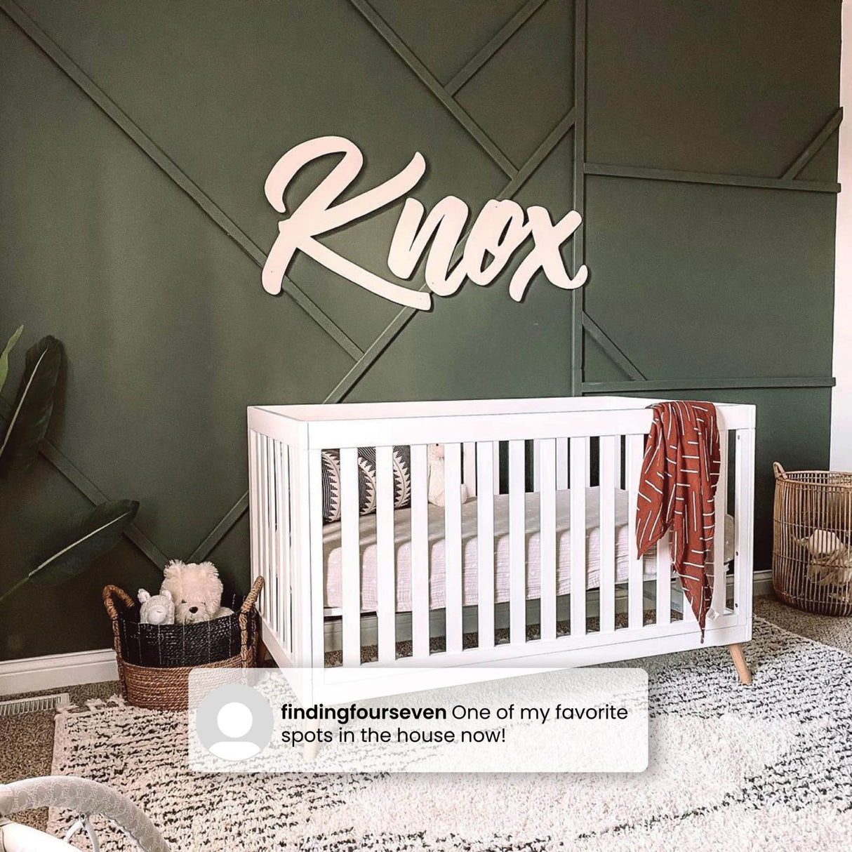 Essex 4-in-1 Convertible Baby Crib, Grey with Natural Legs