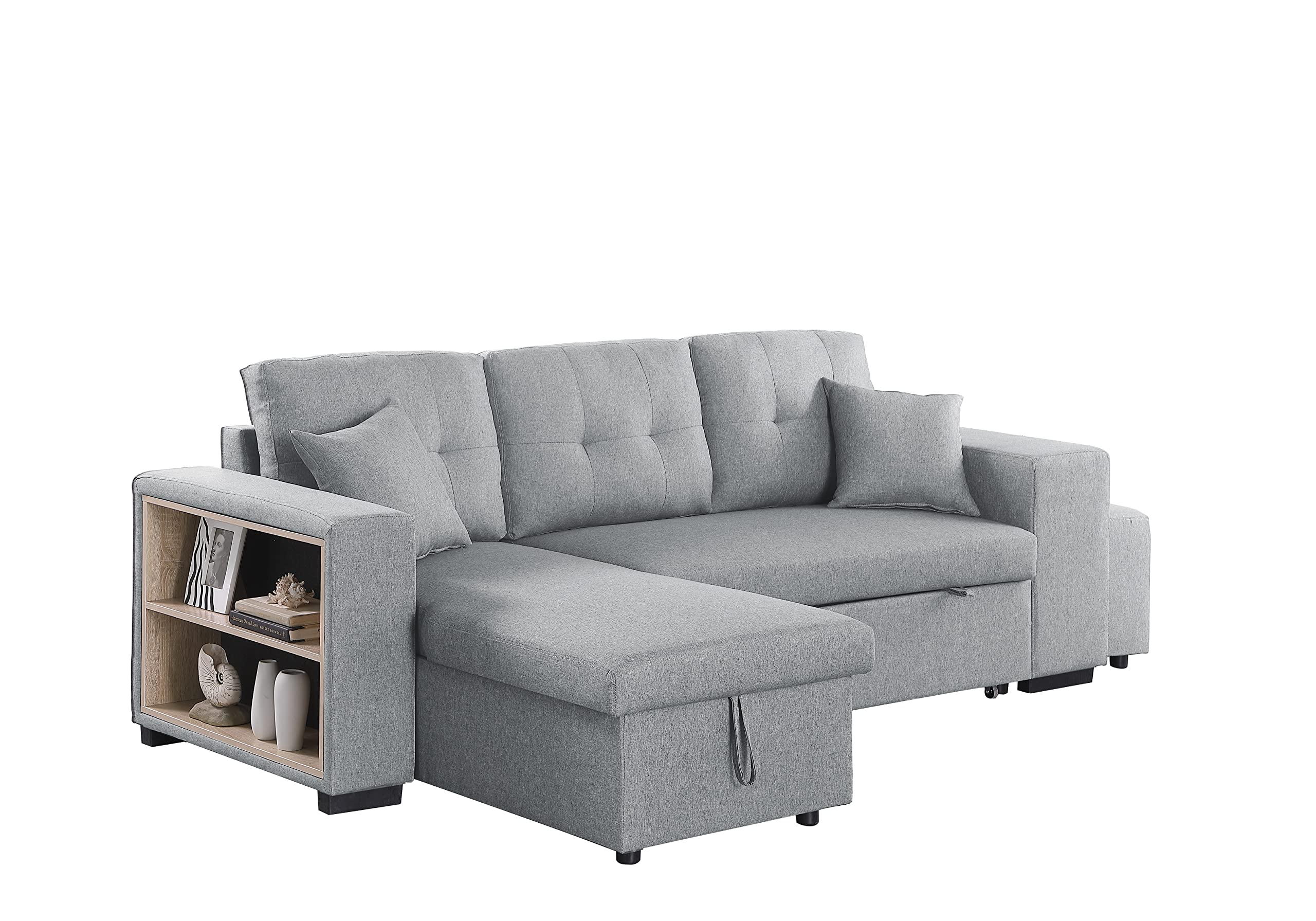 Devion Furniture Sue Sofabed, Light Gray