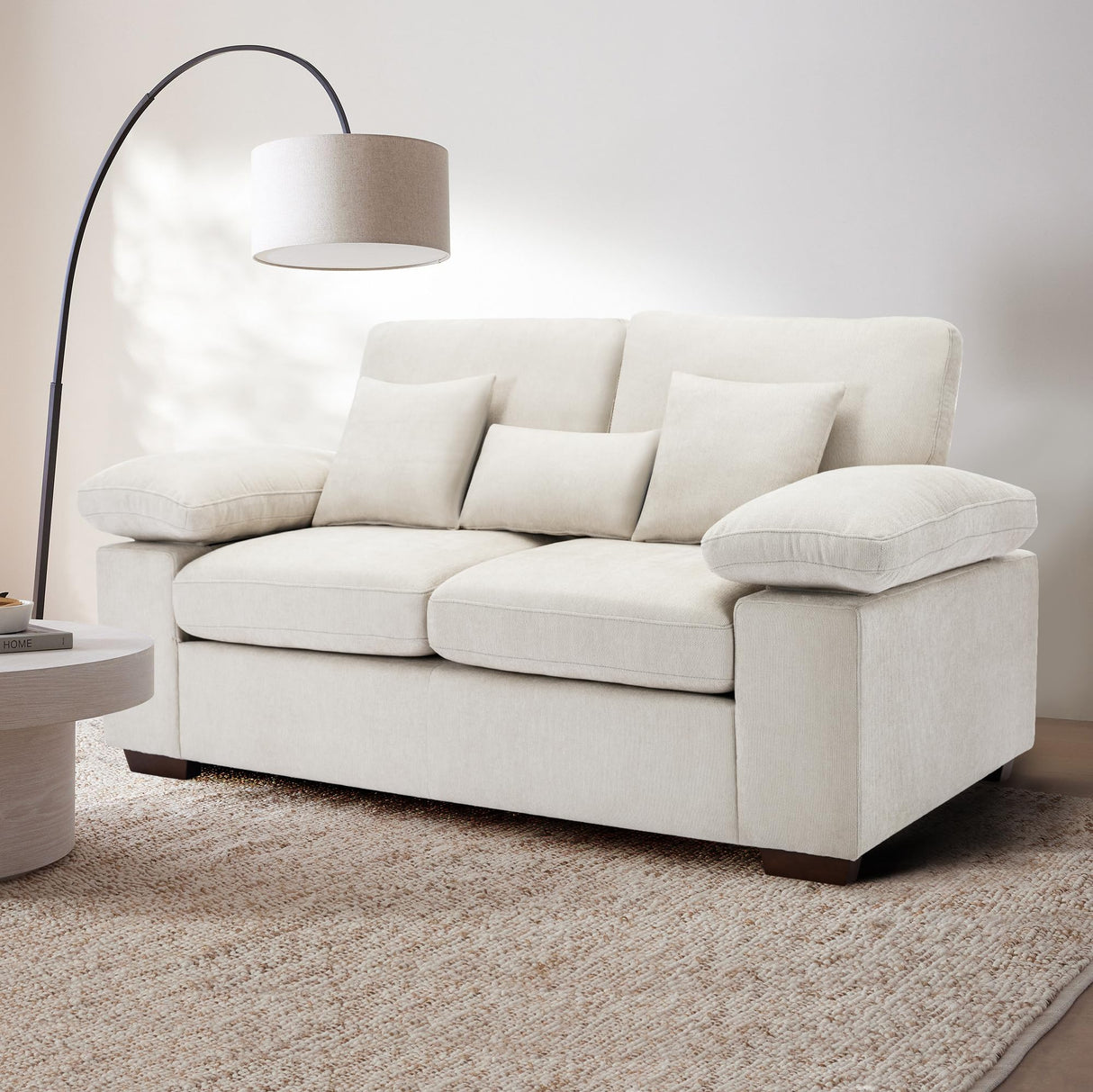 Loveseat Couch Sofa,73" Upholstered Living Room Sofa