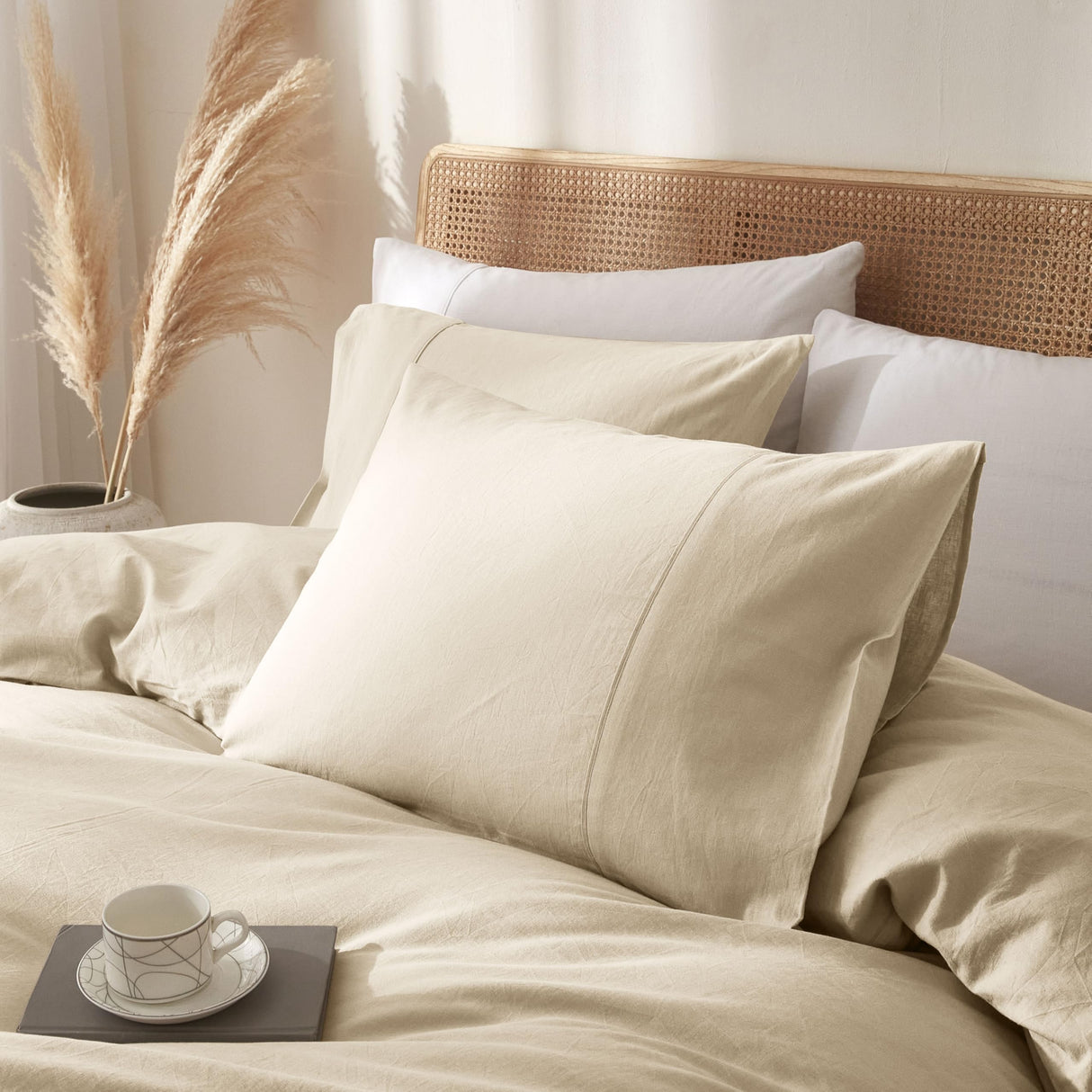 100% Linen Duvet Cover, Pure French Flax Linen Duvet Cover King