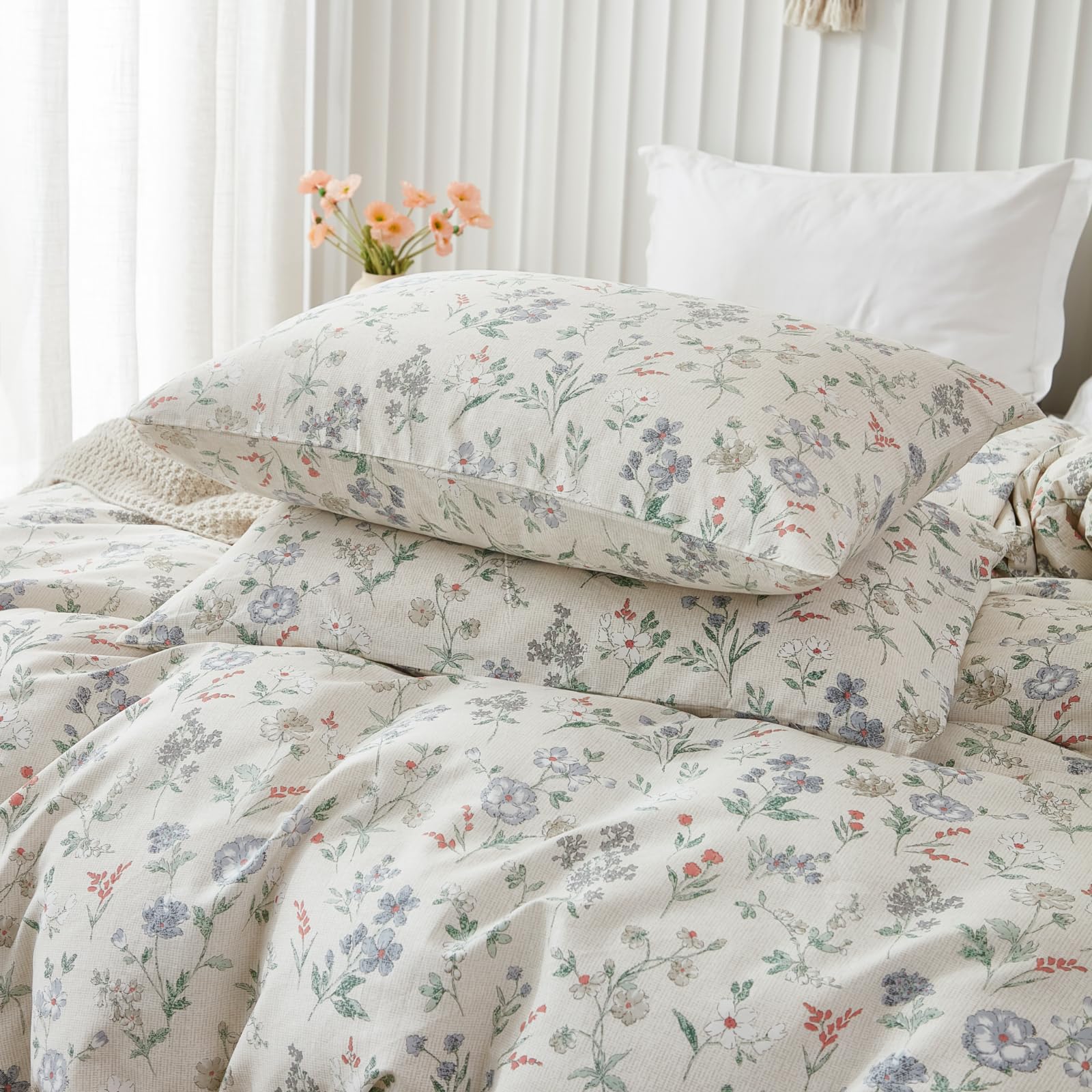 Floral Comforter Set King Size Green Floral Bedding Set