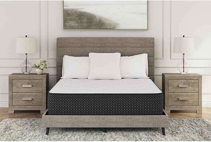 Queen Size Limited Edition 11 inch Plush Hybrid Mattress with Lumbar Support Gel Memory Foam