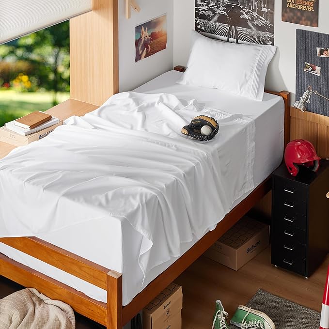 Deep Pocket Queen Sheets Set - Fits Mattresses Up to 21" Thick