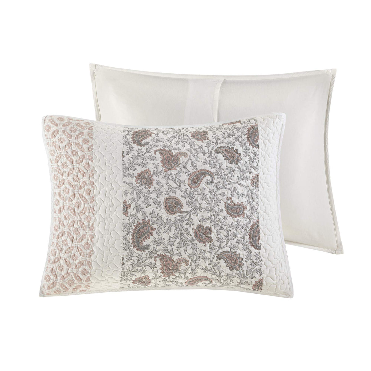 100% Cotton Quilt Set Floral Print, Double Sided Stitching