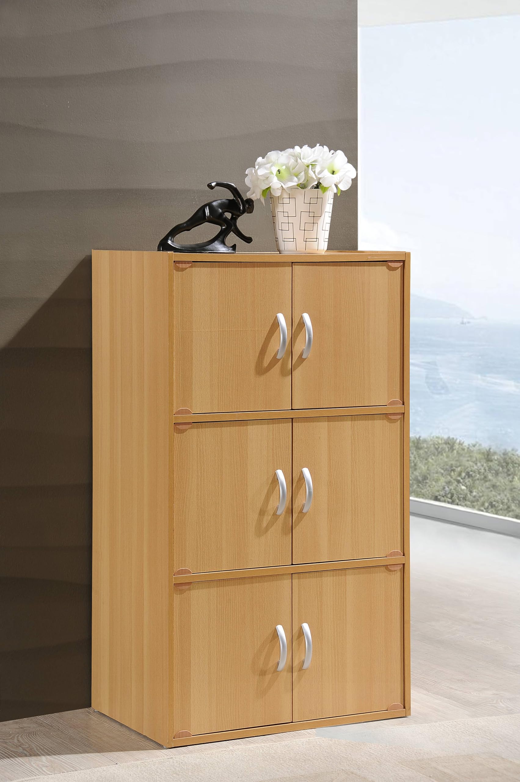 Bookcase Cabinet, Beech