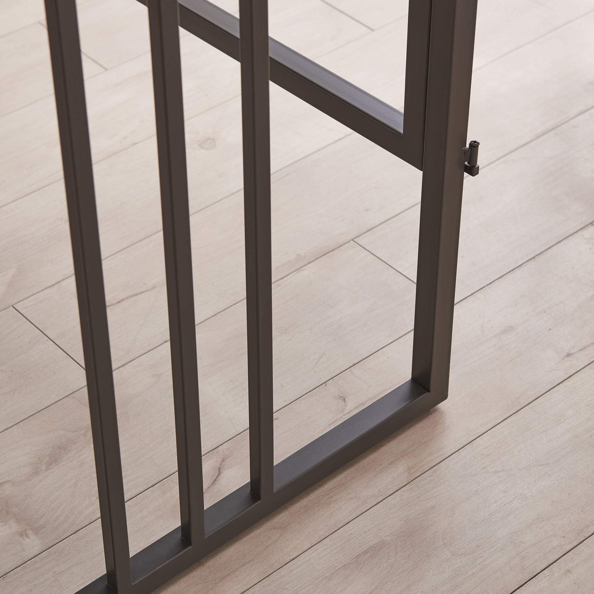 Collapsible Slatted Mission Writing Computer Desk, Space Saving for Bedroom