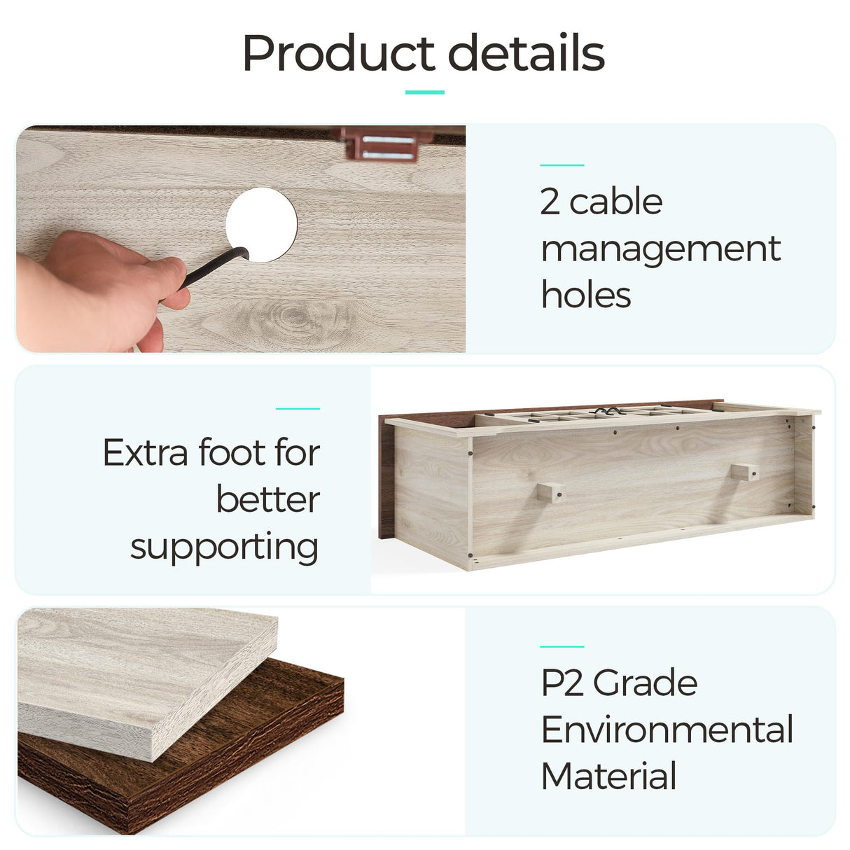 Farmhouse TV Stand for 65 Inch TV, Wood Entertainment Center with Glass Door Storage