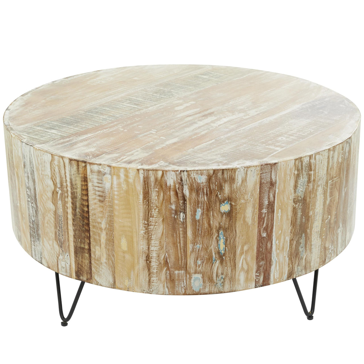 Mango Wood Handmade Living Room Coffee Table Distressed Table