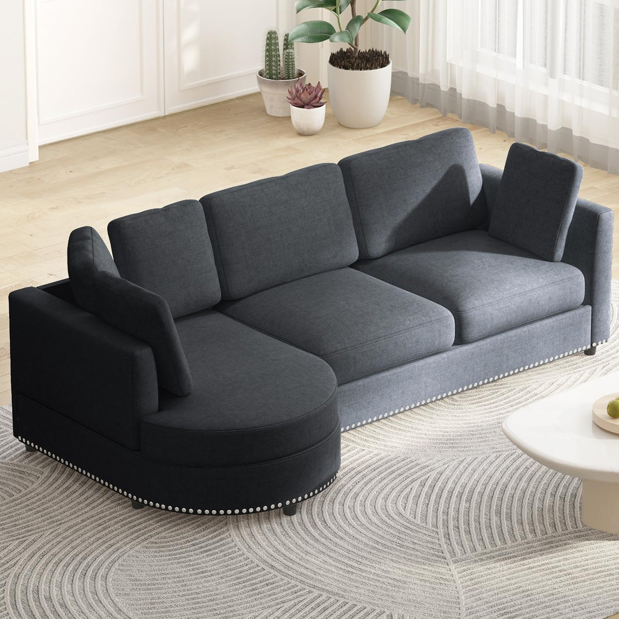 Convertible Sectional Sofa, Convertible L Shaped Couch