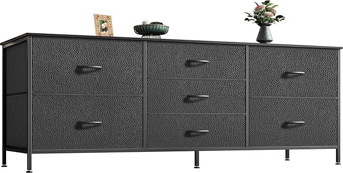 Dresser for Bedroom, 55 Inch Dresser TV Stand