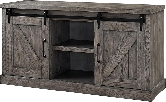 Avondale Credenza TV Stand, Brown