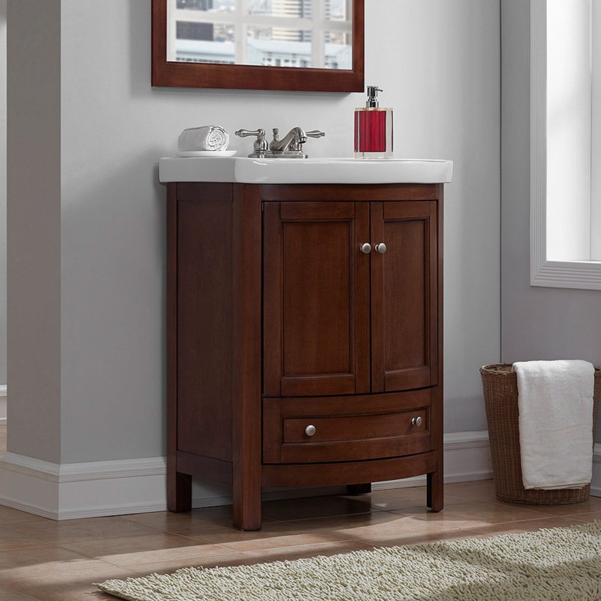 RFVA0069W Vanity, White Finish, 19 x 24.6 x 34"