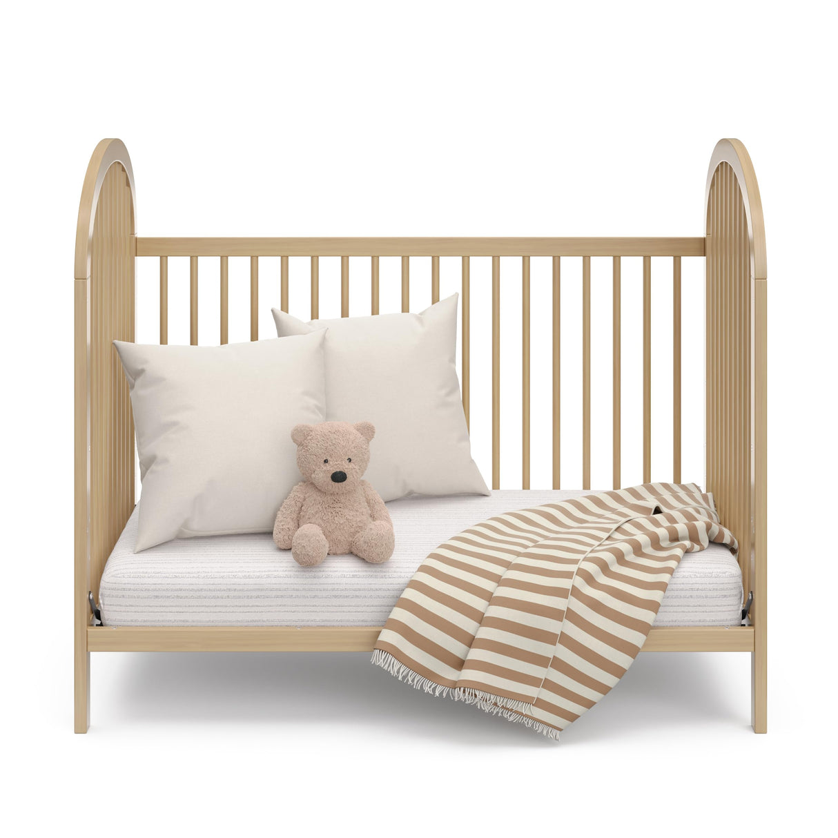 Olivia 3-in-1 Convertible Crib (Driftwood) – GREENGUARD Gold Certified