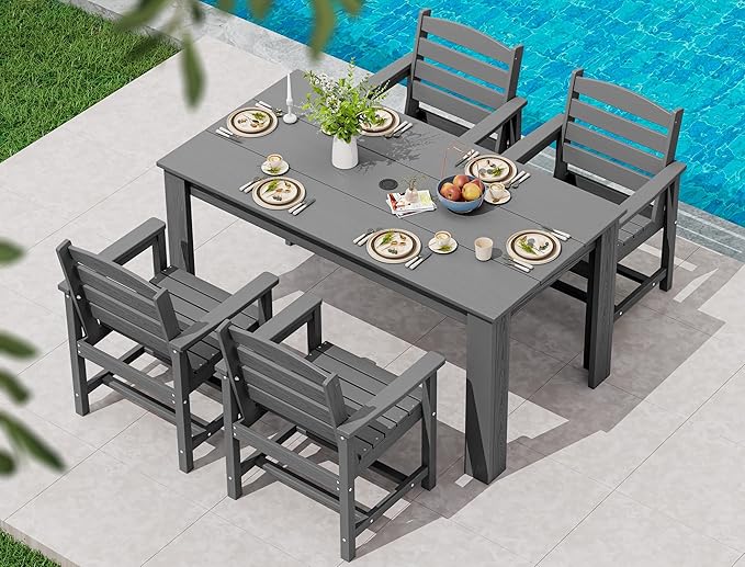 Patio Dining Set for 6, Outdoor Dining Sets for 6 Person