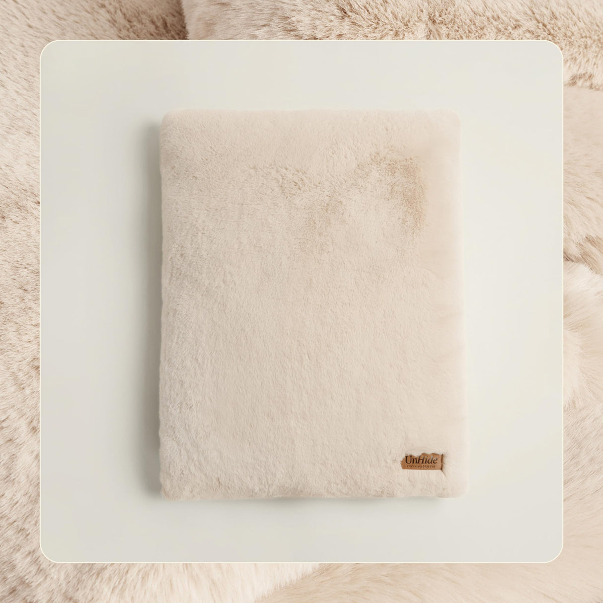 Floof Pet Pillow - Extra Soft Dog Bed Pillow- Removable Faux Fur Cover