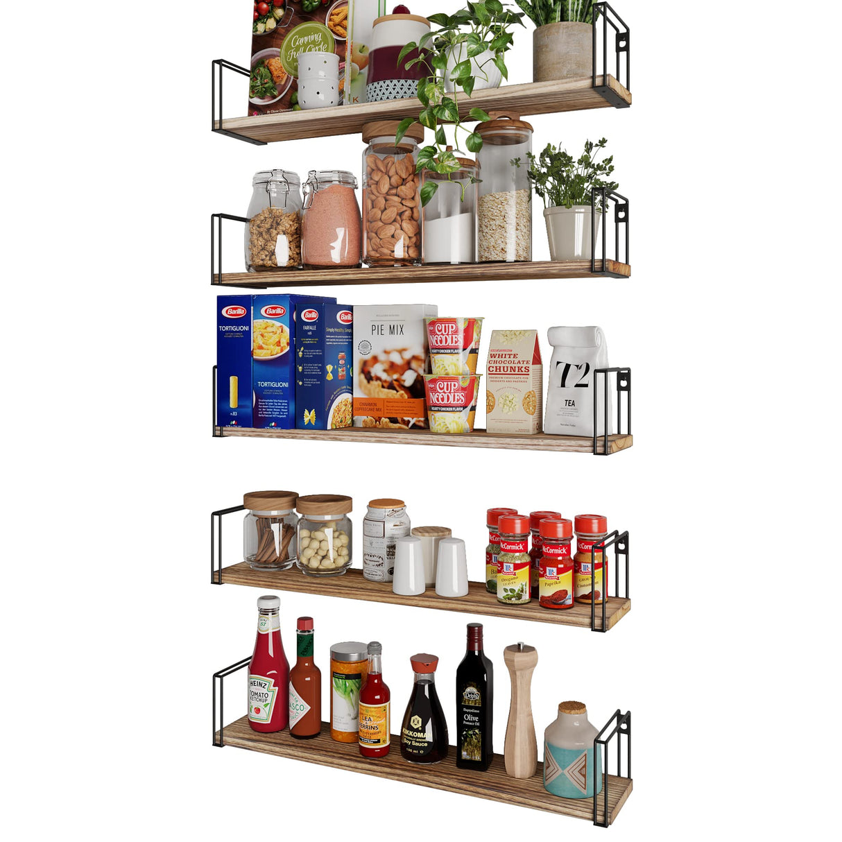 Avila 24" Floating Shelves for Wall, Kitchen Organization & Office Shelves