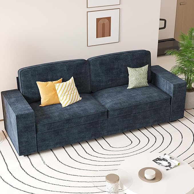 6" 2 Seater Loveseat Sofa, Modern Comfy Sofa