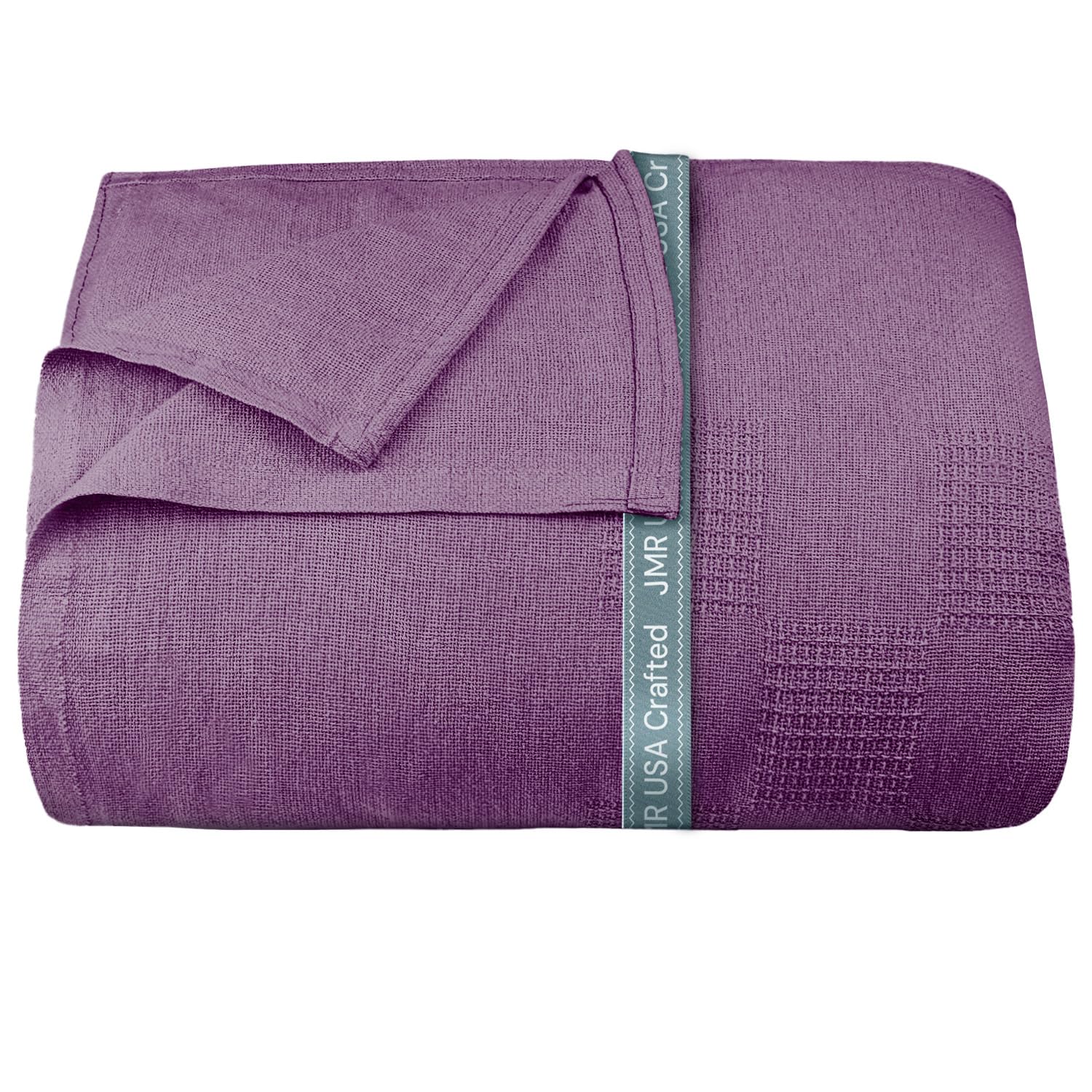 100% Cotton Blanket - Lightweight Summer Blanket Queen Size