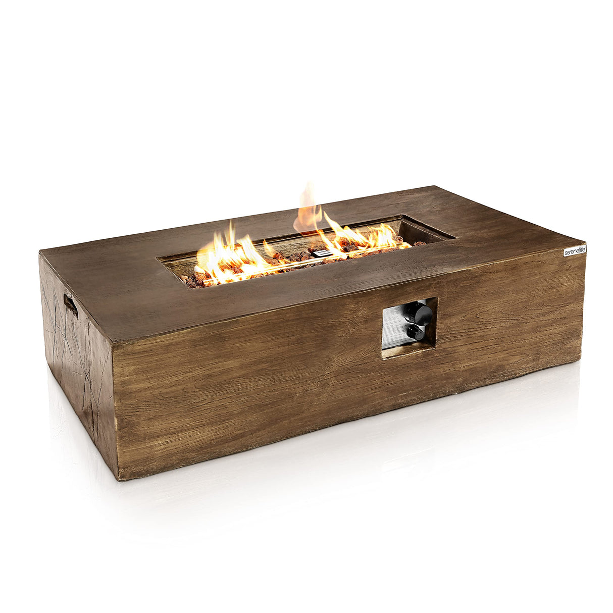 Outdoor Propane Fire Table Pit - 54 Inch 50,000 BTU Outdoor Fireplace Table