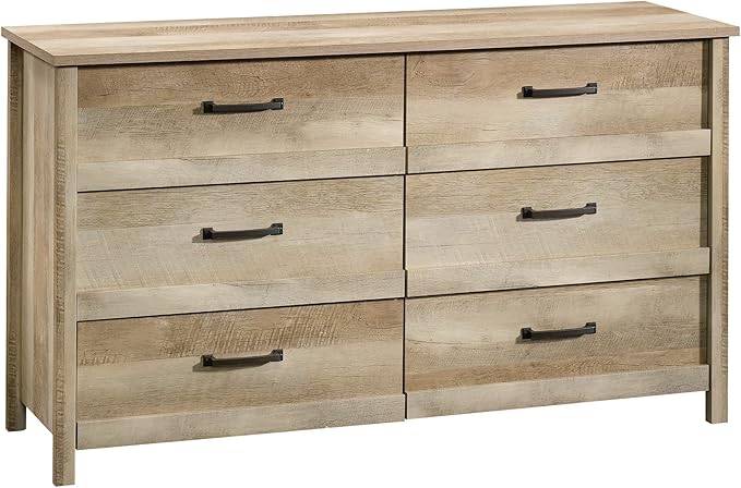 Cannery Bridge 6 Drawer Dresser Bedroom Dresser Chest of Drawers Wooden