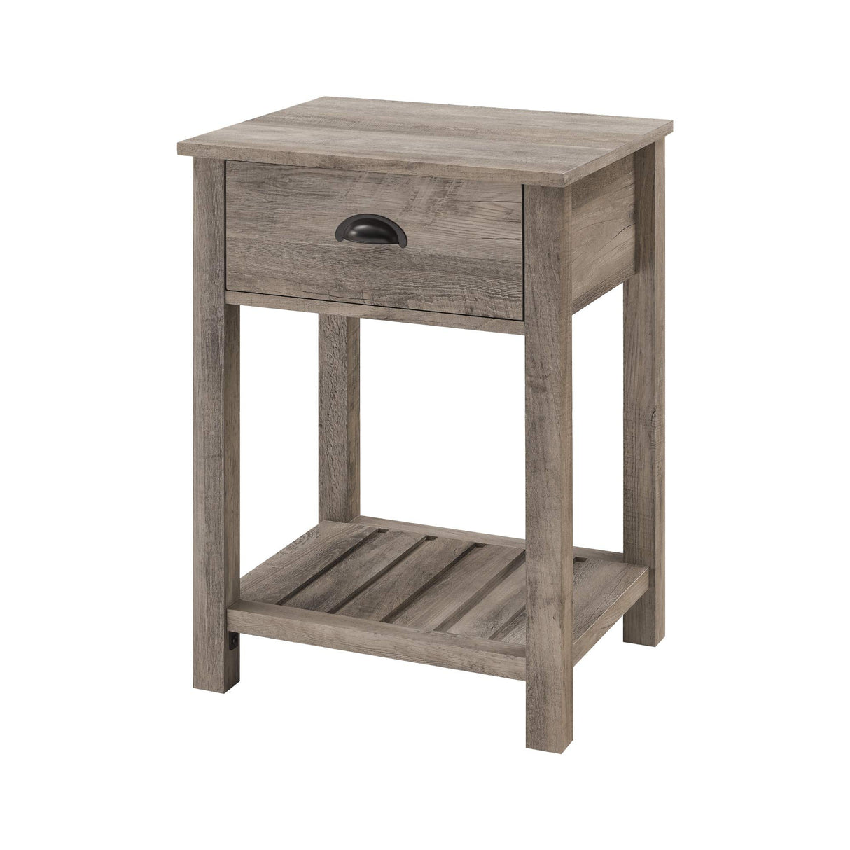 Farmhouse Square Side Accent Table Set-Living-Room Storage