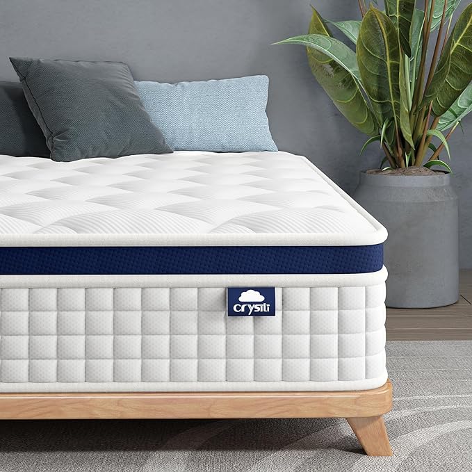 Full Size Mattress 14 Inch Memory Foam Hybrid Mattress