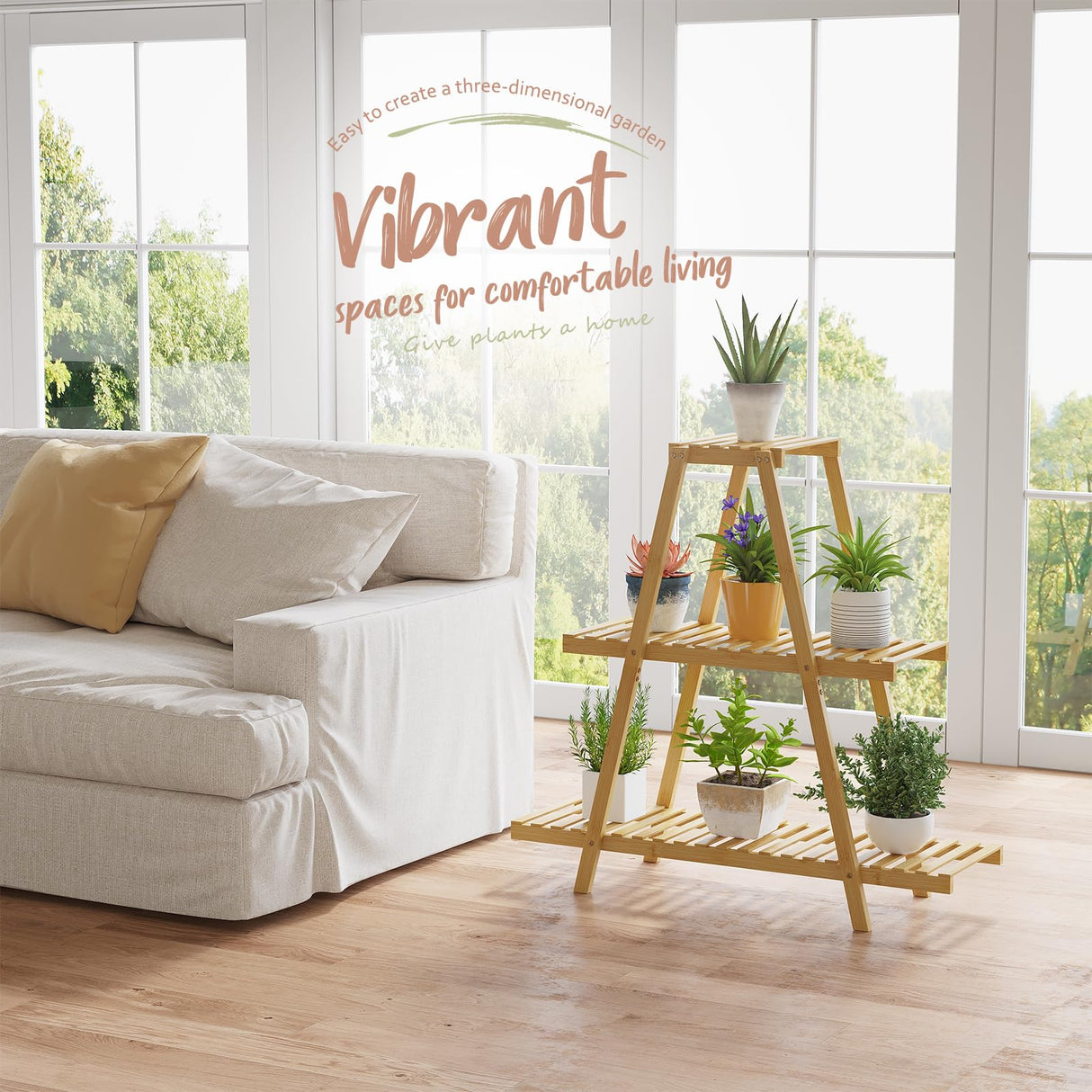 EverGrow 5-Tier Waterproof Metal Plant Shelf