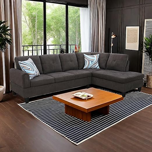 Sofas & Couches, Left Chaise, Beige-Flannel