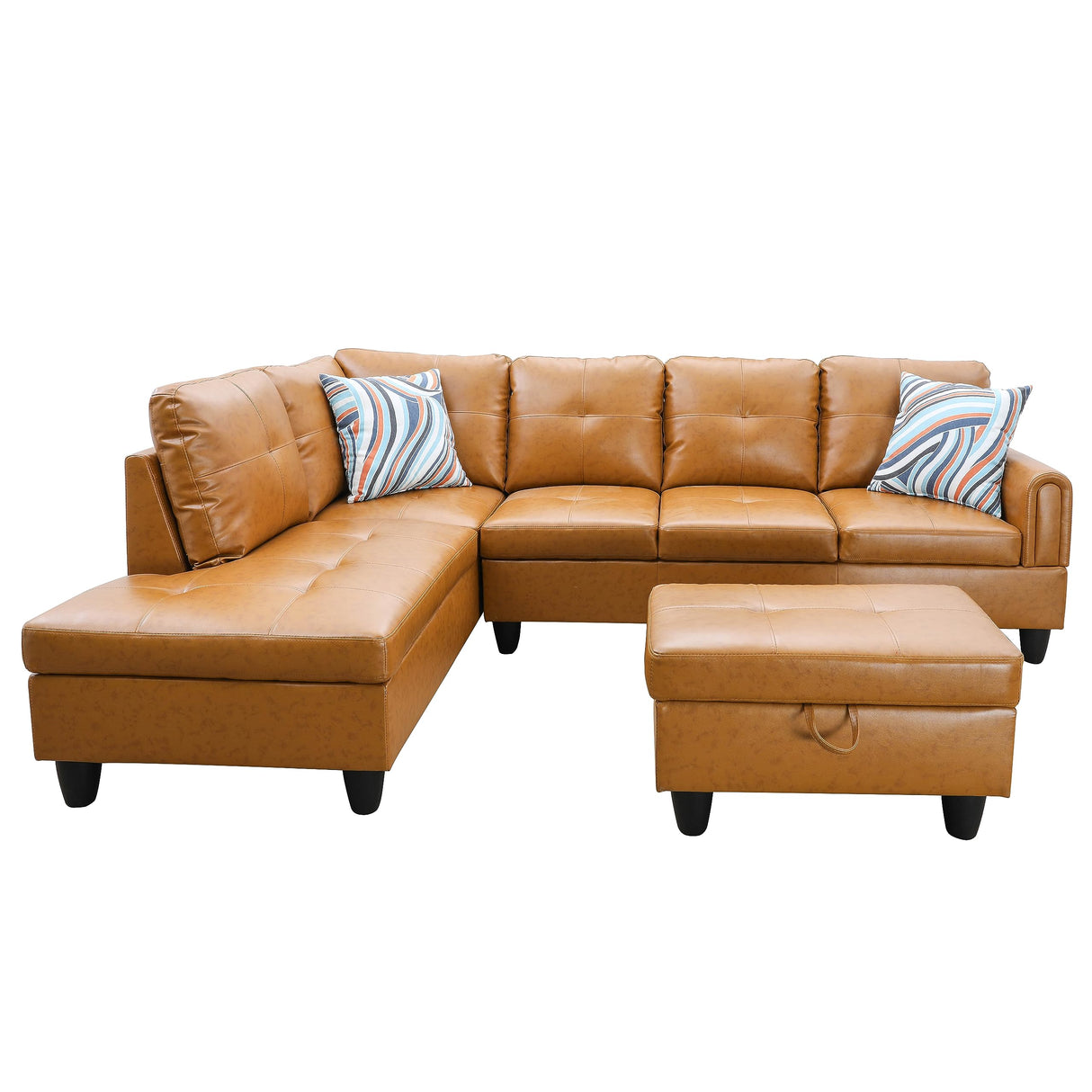 Couches for Living Room L Shaped Couch Upholstered Futon Sofa